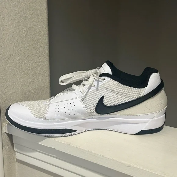 Nike Ja 1 TB Low Mens Basketball Shoes White FV1303-100 VNDS Sz 11 Worn Once - Picture 3 of 9